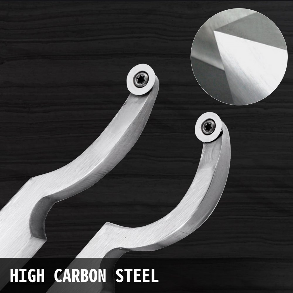 Utensili Per Tornitura Del Legno Con 2 Alberi A Gancio 2 Pcs E 2 Maniglia