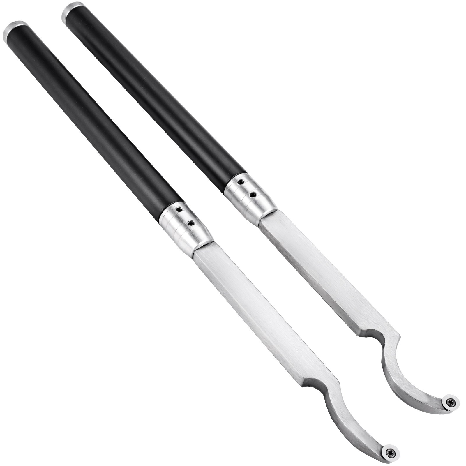 Utensili Per Tornitura Del Legno Con 2 Alberi A Gancio 2 Pcs E 2 Maniglia