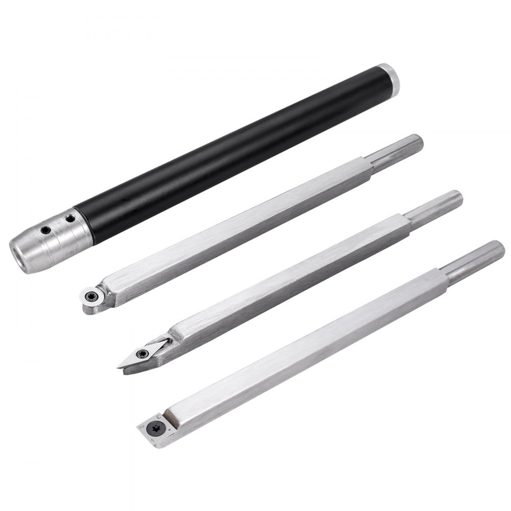 Utensili Per Tornitura Del Legno 3 Pcs E 1 Maniglia Utensili Da Tornio In Legno