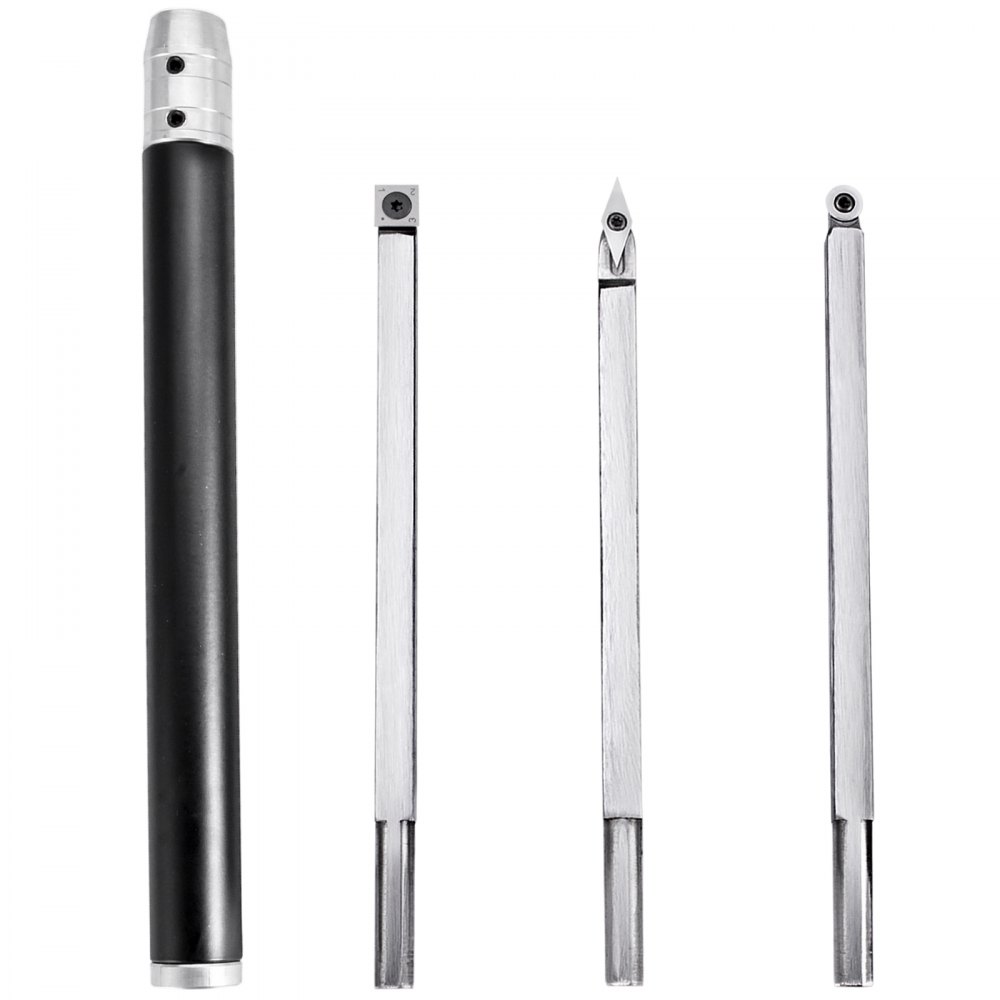 Utensili Per Tornitura Del Legno 3 Pcs E 1 Maniglia Utensili Da Tornio In Legno
