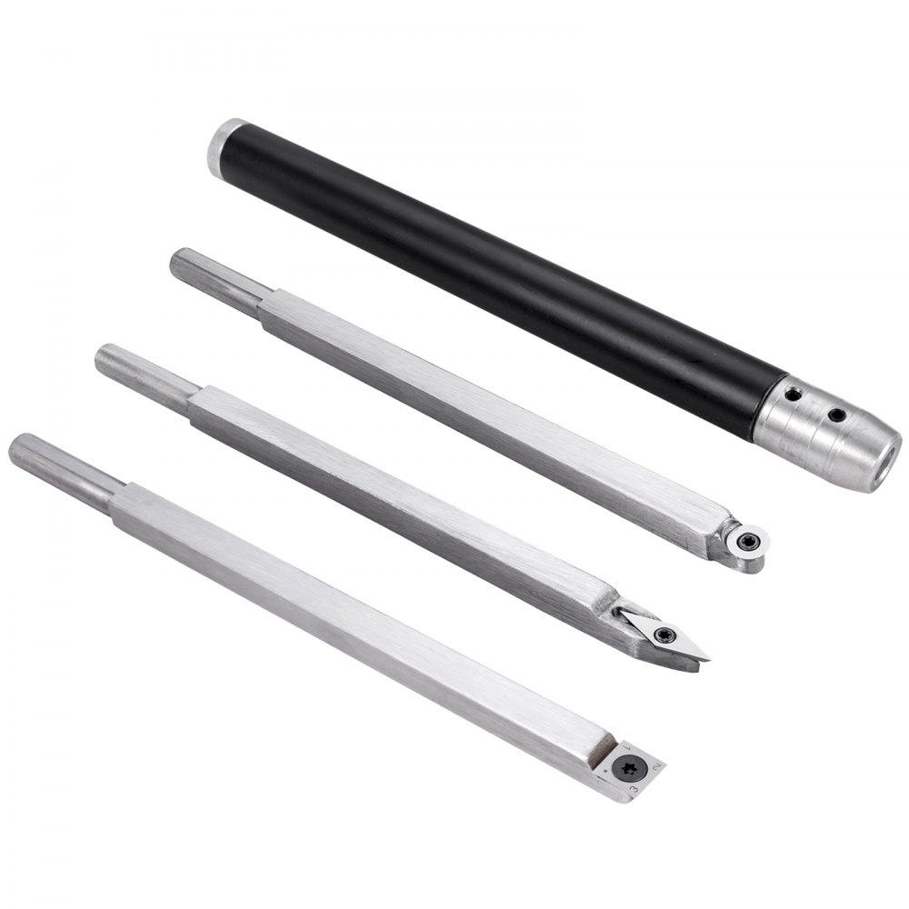 Utensili Per Tornitura Del Legno 3 Pcs E 1 Maniglia Utensili Da Tornio In Legno