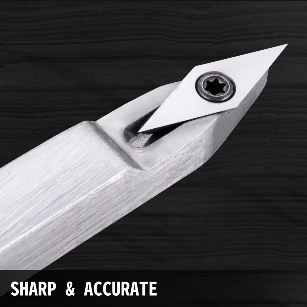 Utensili Per Tornitura Del Legno 3 Pcs E 1 Maniglia Utensili Da Tornio In Legno