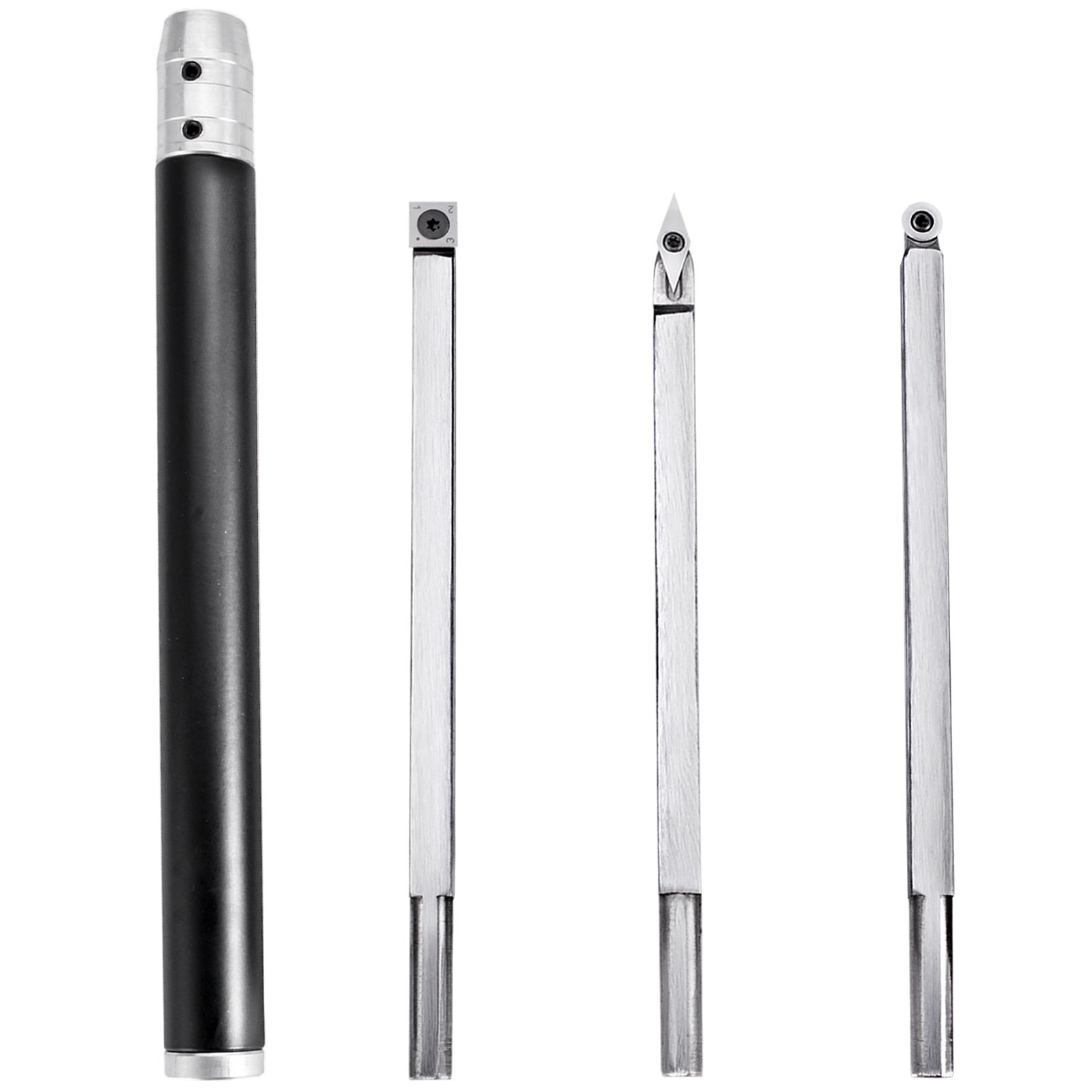 Utensili Per Tornitura Del Legno 3 Pcs E 1 Maniglia Utensili Da Tornio In Legno