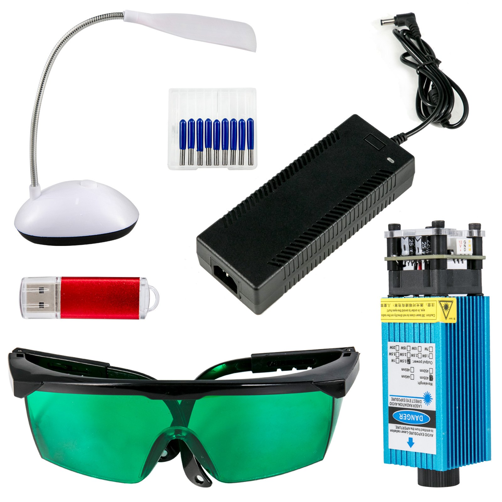 Vevor 2,5w Incisore Macchina Grbl 300x200x40mm Pro Macchina Per Incidere Di Cnc