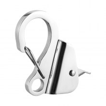 VEVOR Gancio per Ancora per Barche, Ancora Scorrevole in Acciaio Inox 304 Clip per Gancio per Ancora per Barche per Corda per Ancora da 9,5mm - 15,9mm, Facile da Usare, Contiene 1678kg