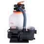 VEVOR sand filter pump for above-ground pools, 350 mm, 13,000 l/h, 450 W swimming pool pump system and filter combination set with 6-way multi-port valve and strainer basket, for private and commercial pools