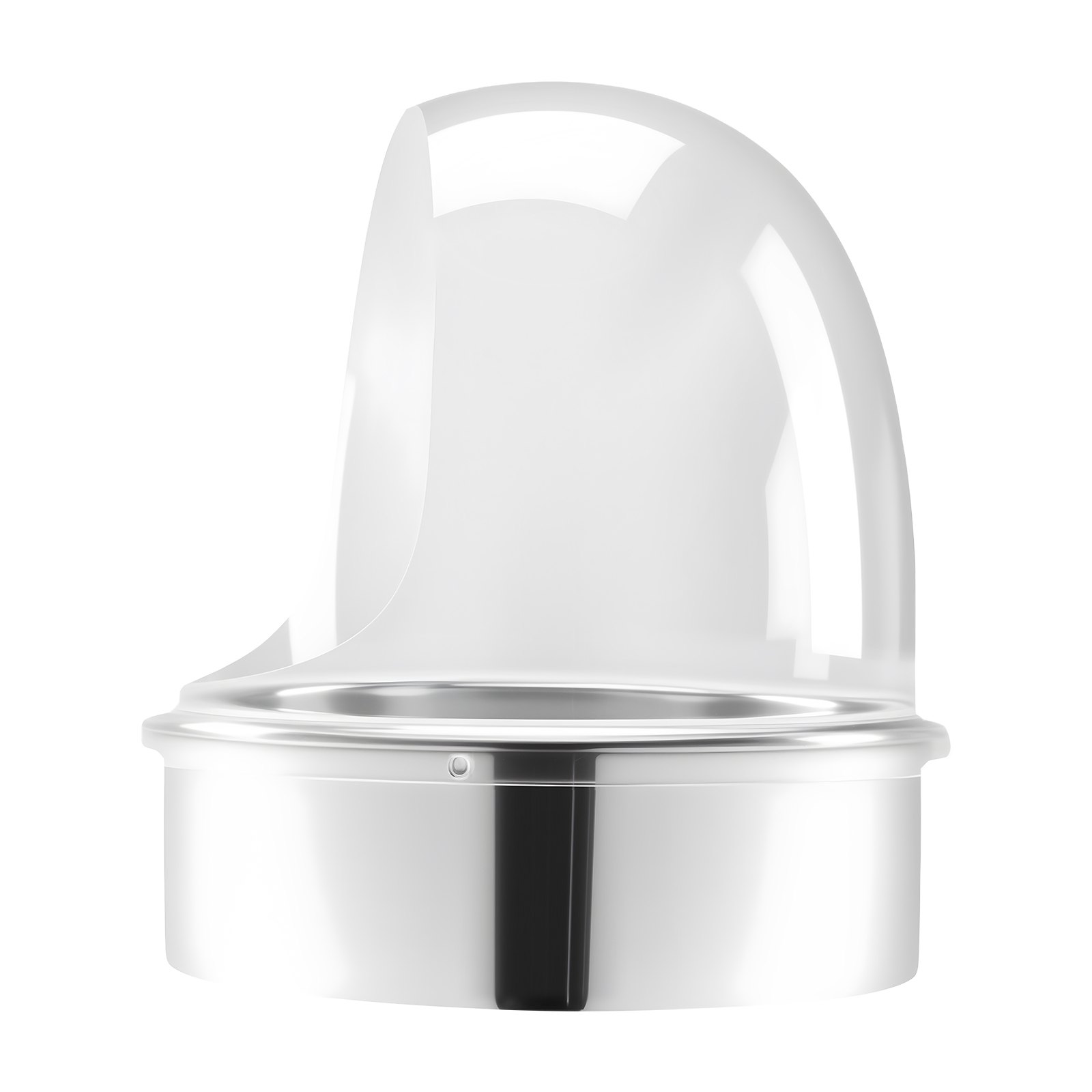 VEVOR Copertura per Macchina per Zucchero Filato, Cupola in Acrilico Trasparente per Macchina per Zucchero Filato, Adatta a Ciotole da 381 mm, Design con Scanalatura Inferiore, per Feste