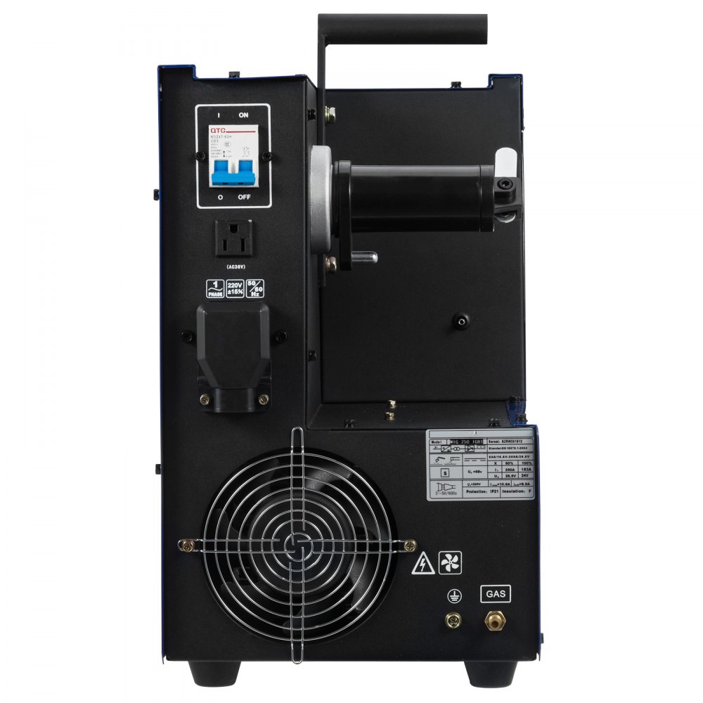 Saldatrice Inverter Mig/mag Mma 250 Amp Saldatura Filo Continuo Elettrodo Igbt