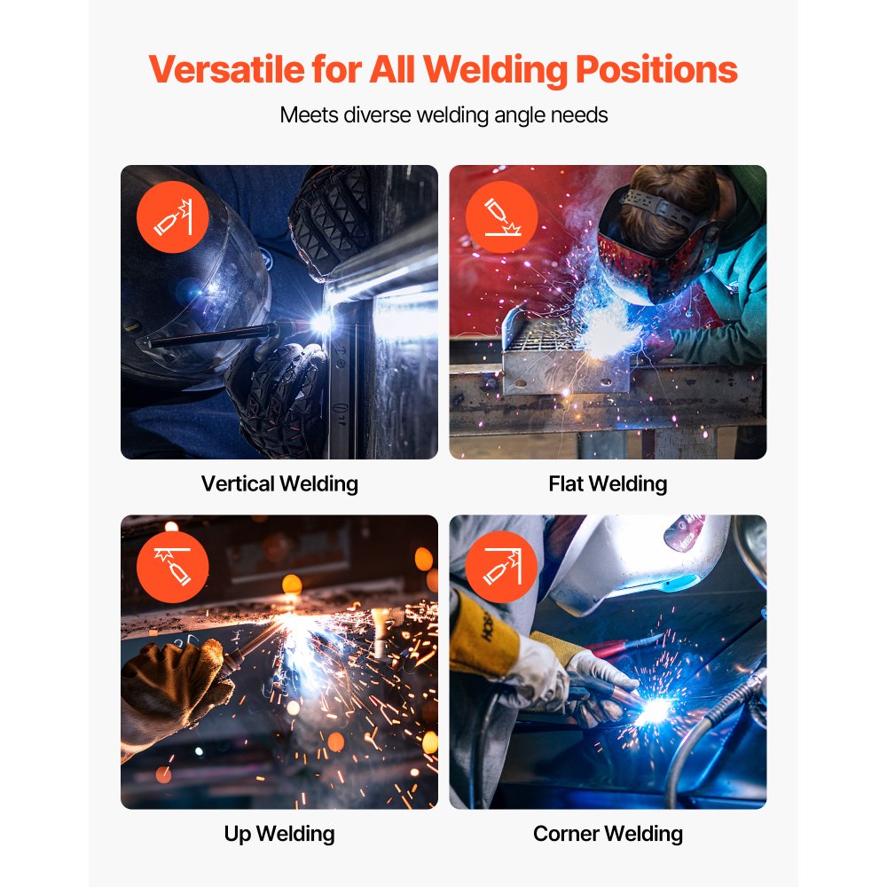 VEVOR Bobina Filo Acciaio per Saldatura, ER70S-6 da 0,8 mm e Peso di 4,5 kg, in Acciaio Dolce Senza Gas con Pochi Schizzi per Saldatura ad Arco in Tutte le Posizioni, Autoprotetto per Uso Esterno