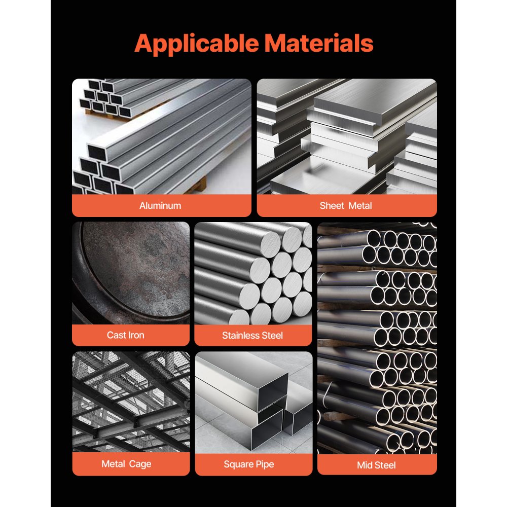 VEVOR Stazione Saldatura MIG Corrente Uscita 200 A, Saldatrice MIG Sinergica Portatile Senza Gas MIG Gas MMA Lift TIG MIG PLUSE 5 in 1 IGBT Tecnologia Inverter Schermo LCD, Torcia Lift TIG Non Inclusa