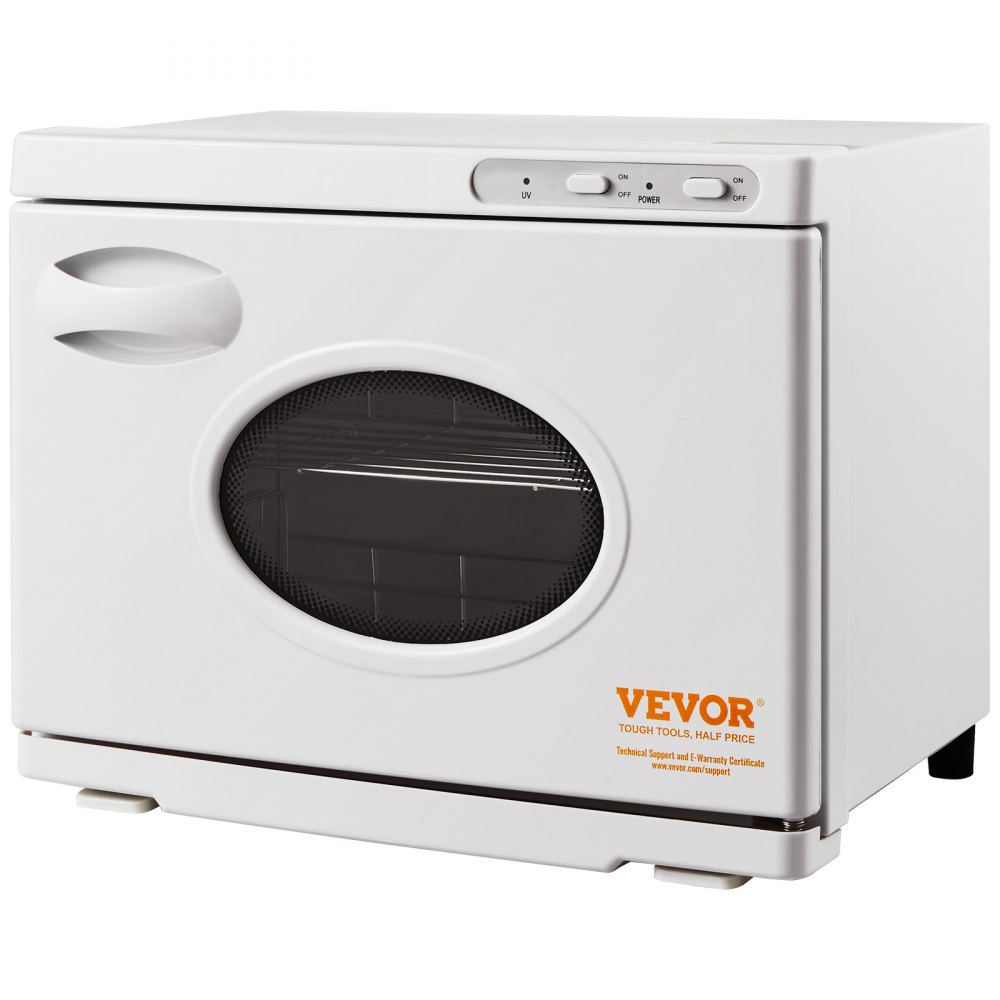 VEVOR Scaldasalviette Armadietto Sterilizzatore 23L con Luce UV 2 Ripiani con Griglia in Acciaio Inox, Scaldasalviette Riscaldamento per Asciugamani Armadietto da Spa Salone di Bellezza Bagno Hotel