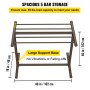 Portasciugamani da piscina VEVOR con 5 barre portaoggetti, 40x18x40 pollici, capacità di 55 libbre, ampia base di appoggio.