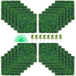 Parete verde artificiale Cipresso 3D in polietilene, verde H 1 m x L 2 m | Leroy Merlin