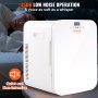 VEVOR Mini Frigorifero Portatile Bianco Pannello Controllo a Tocco Capienza Max. 20L Funzione Raffreddamento/Riscaldamento Intervallo di Temperatura -9℃~65℃, Mini Frigo Portatile da Auto Rumore 45dB