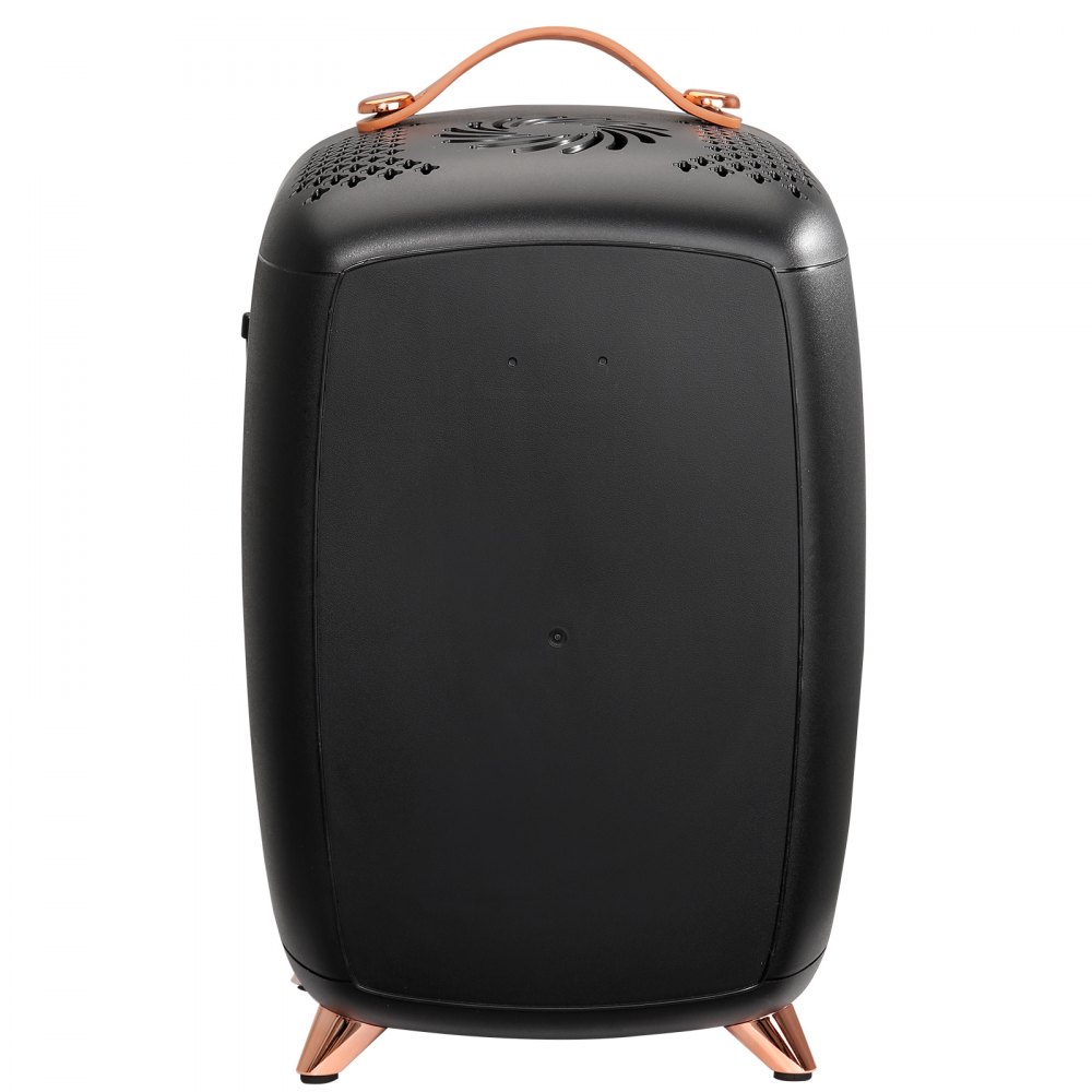 VEVOR Mini Frigorifero Portatile Nero Capienza Max. 6L Funzione Raffreddamento 18W Intervallo Temperatura 15 ℃,  Mini Frigo Portatile con Luce LED per Trucco Bellezza Prodotto Cosmetico Rumore 38dB