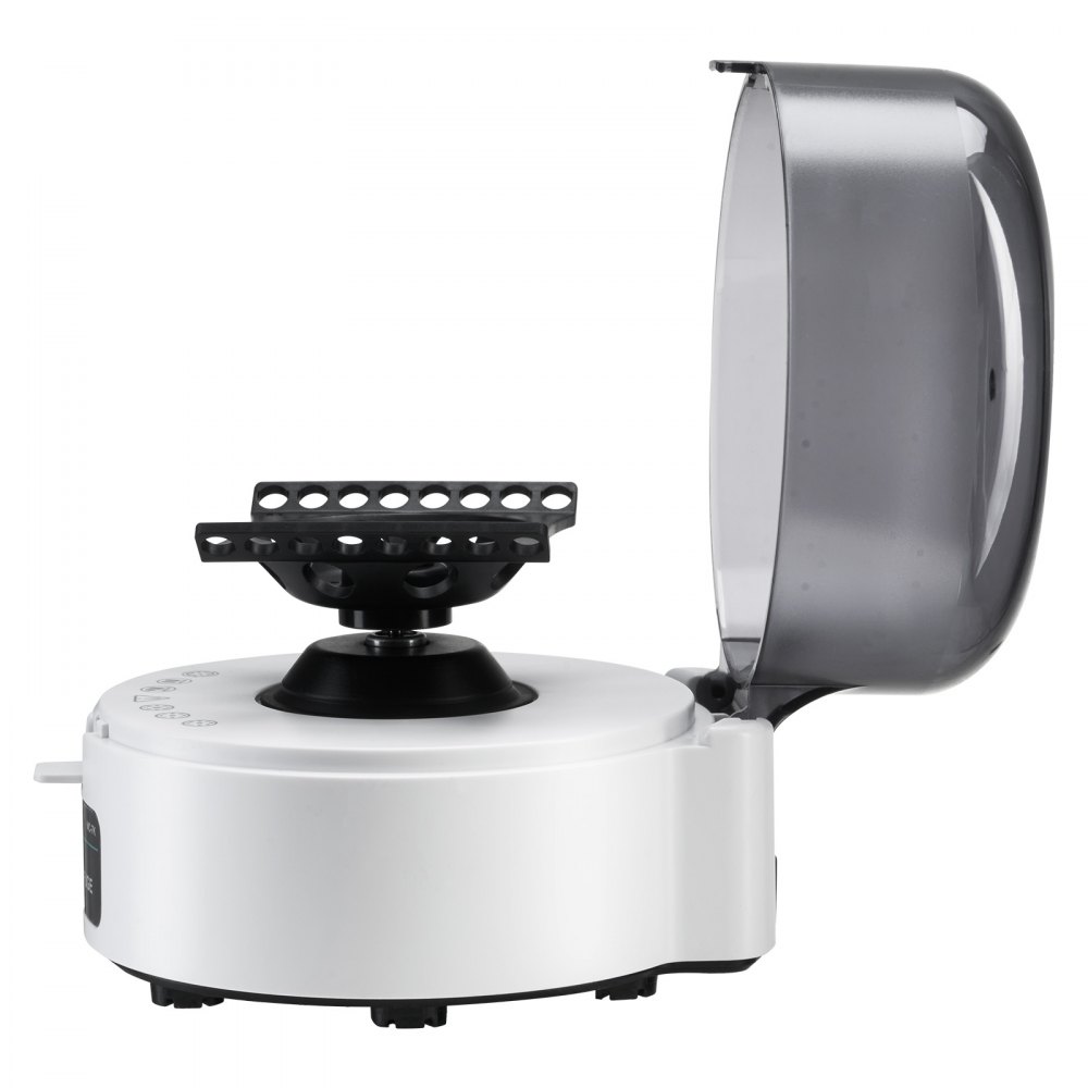 VEVOR Mini Centrifuga 3013 xg RCF, Centrifuga da Laboratorio Elettrica con Rotore per Provette da 0,2/1,5/2 ml, Velocità Fissa 7000 Giri/min, Bassa Rumorosità per Esperimenti di Laboratorio