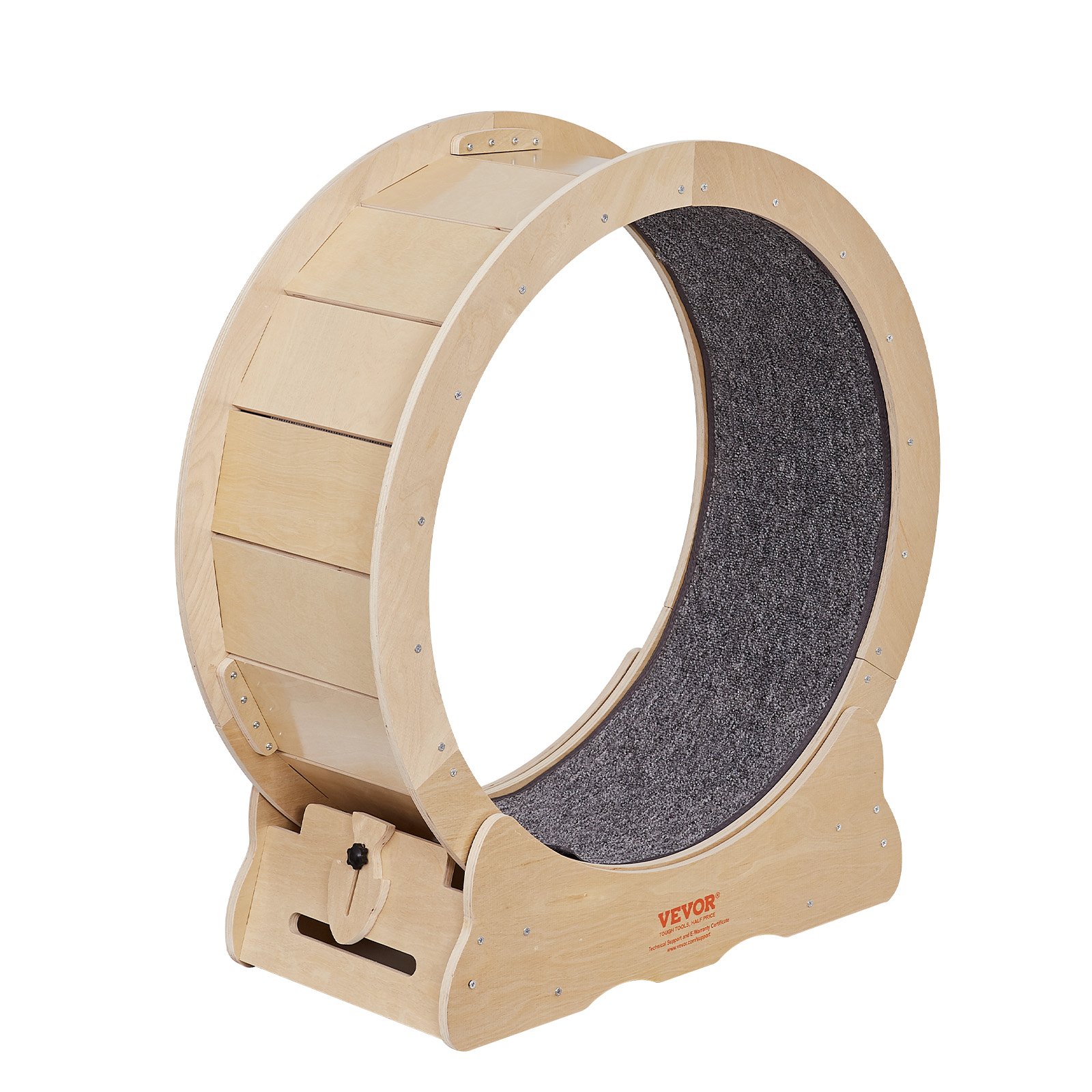 VEVOR Ruota da Corsa per Gatti Ruote Grande per Esercizi di Gatti Diametro da 750mm, Tapis Roulant Rotondo da Corsa da Interno per Gatti Capacità Carico Max. per Gatti da 3,6 kg Larghezza Pista 260mm