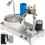 VEVOR Lucidatrice per Smerigliatura di Gioielli Pietre Display Digitale 120/110V Lucidatrice 8,07 kg per Gioielli ad Angolo di Giada 0-1800 rpm