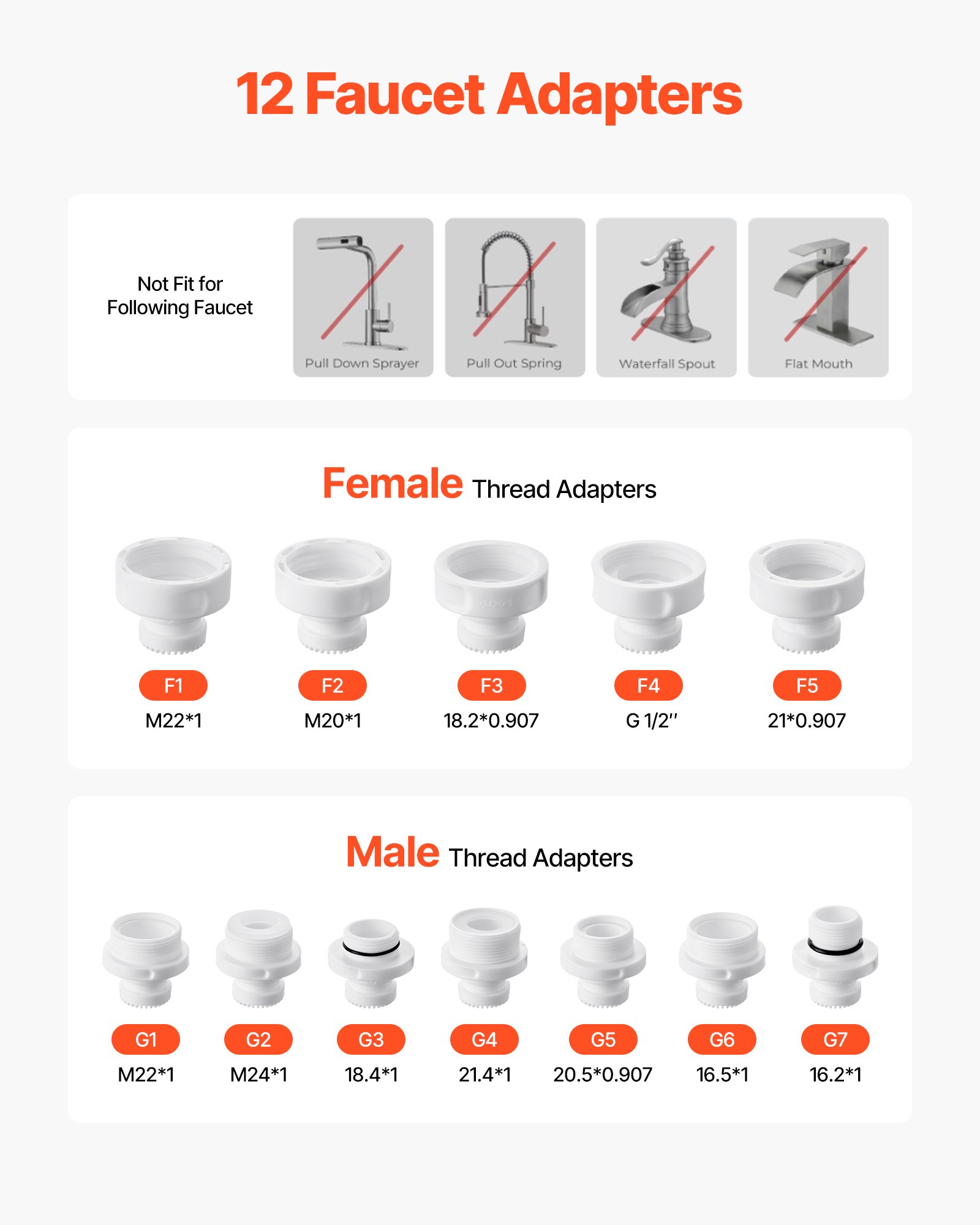 VEVOR Filtro per Rubinetto dell'Acqua per Cura di Pelle Micro Bolle Nano 0,2 μm per Cura di Viso, Filtro per Rubinetti per Rimuovere il Cloro dell'Acqua, Beccuccio Rotante, Colore Rosa Oro
