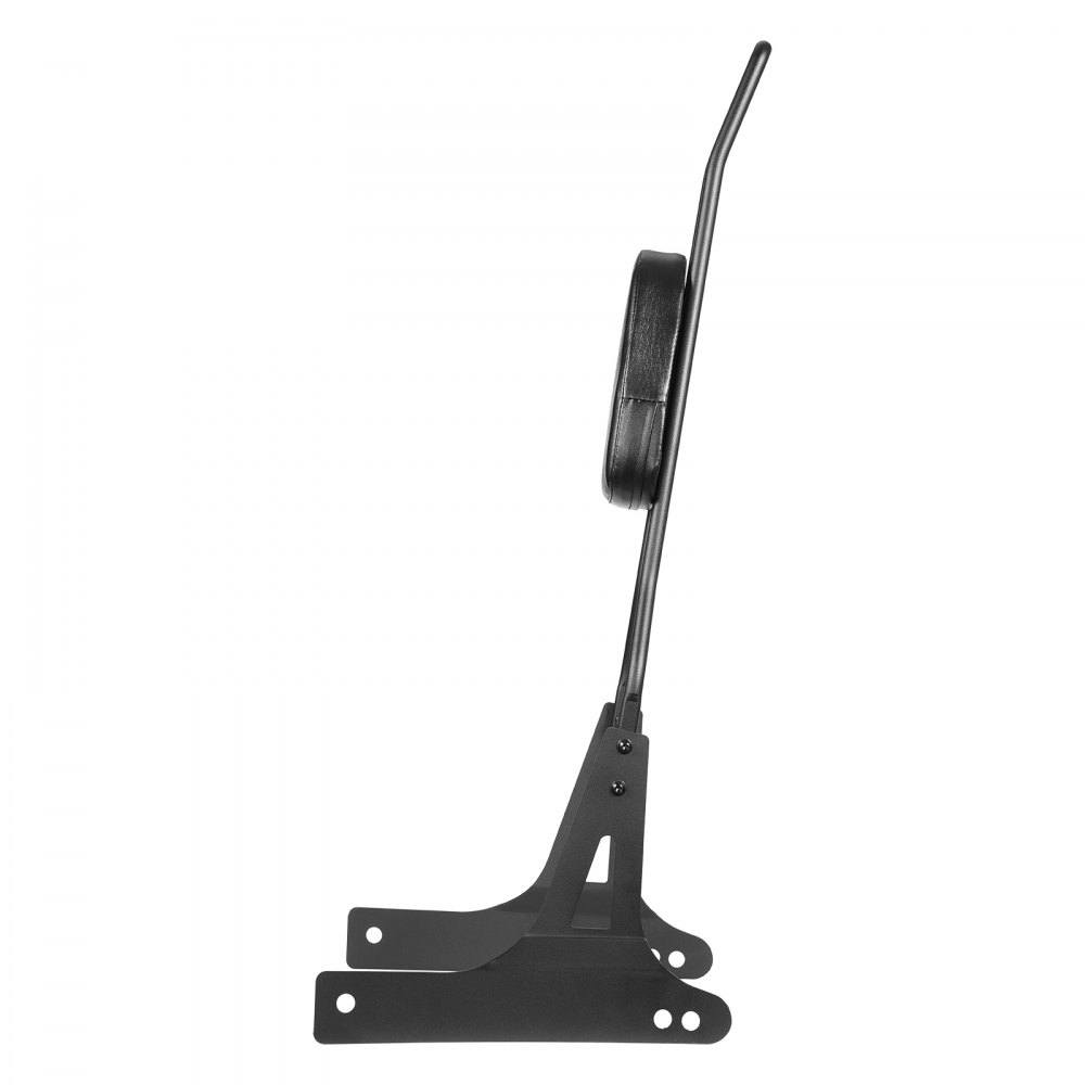 VEVOR Schienale Posteriore per Motocicletta, Compatibile con Modelli di Harley-Davidson Dana Street Glide Road Glide Road King, Schienale Staccabile, Altezza 730 mm, Nero