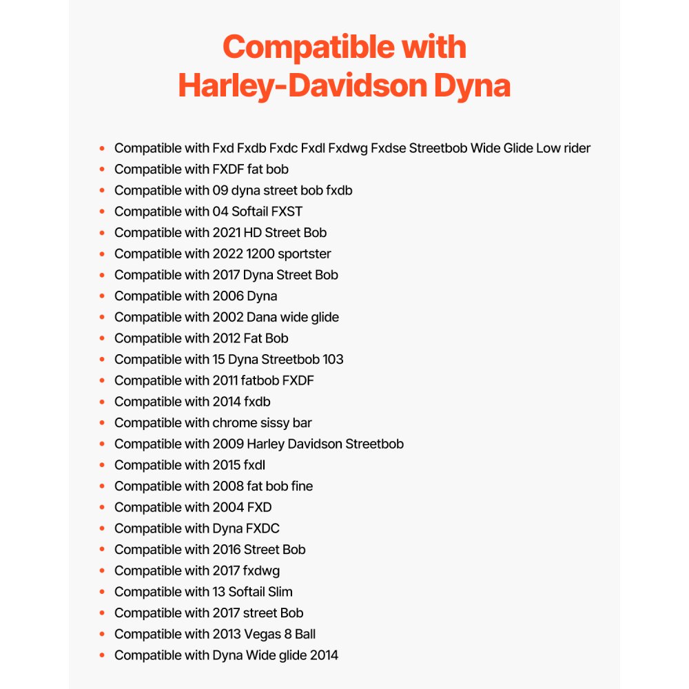 VEVOR Motorcycle Backrest Sissybar Compatible with Dyna Street Glide Road Glide Road King, 73 cm High Detachable Passenger Backrest for Motorcycles, Black