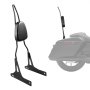 VEVOR Schienale Posteriore per Motocicletta, Compatibile con Modelli di Harley-Davidson Dana Street Glide Road Glide Road King, Schienale Staccabile, Altezza 730 mm, Nero