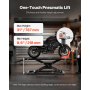 VEVOR Sollevatore per Moto Cavalletto Pneumatico Rimovibile Altezza 178-940mm