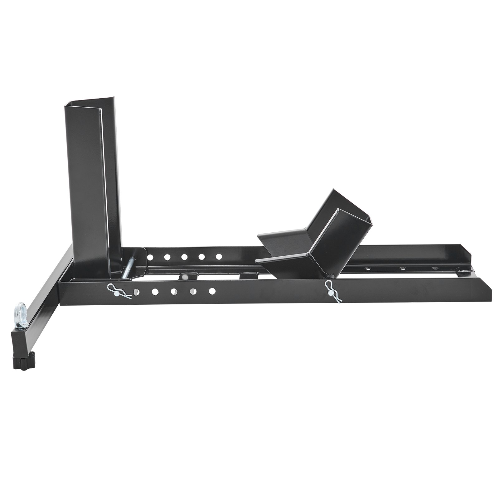 VEVOR Cavalletto per Moto Ruote Capacità Carico Max. 816,5 kg Supporto per Ruote di Moto Diametro da 381-558,8mm Larghezza 76,2-203,2 mm, Cavalletto per Moto in Acciaio per Fissare su Camion Rimorchio