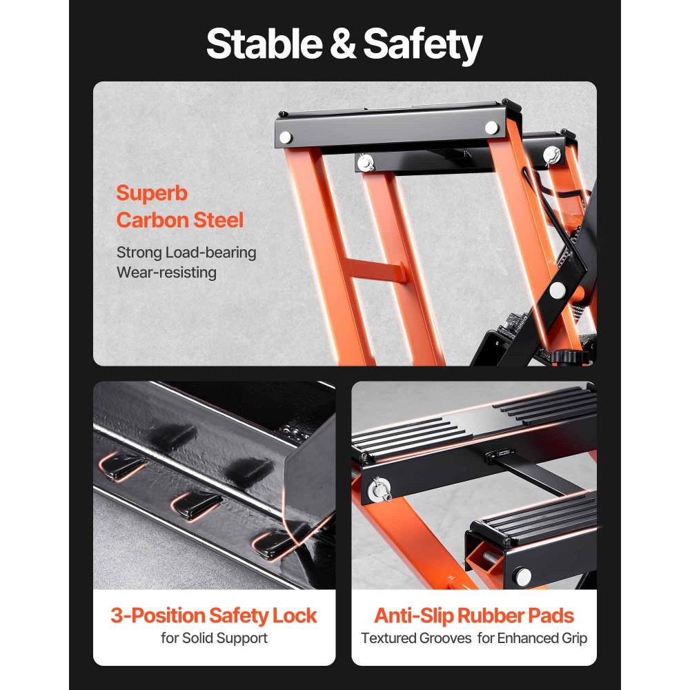 VEVOR Hydraulic Motorcycle Lift, 700 kg Load Capacity, Motorcycle Lift, Motorcycle Platform, Motorcycle Stand, Adjustable 120-385 mm, Motorcycle Lift, Motorcycle Stand for Garage & Outdoor Use