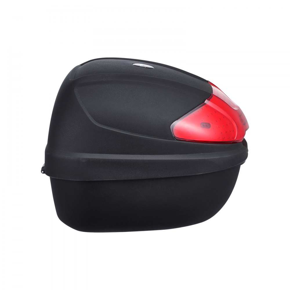 VEVOR Bauletto per Moto, Bauletto Universale per Moto in Materiale PP Resistente con Pannello Riflettente, Bauletto Staccabile Impermeabile 24 L con Base Multiforo, Bauletto per Telai per Moto