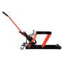 VEVOR Sollevatore per Moto, Idraulico e Pneumatico e Girevole con Altezza di Sollevamento di 119 a 381 mm, Cricco per Riparazione Biciclette, Capacità Carico di 680 kg con Rampa Rimovibile