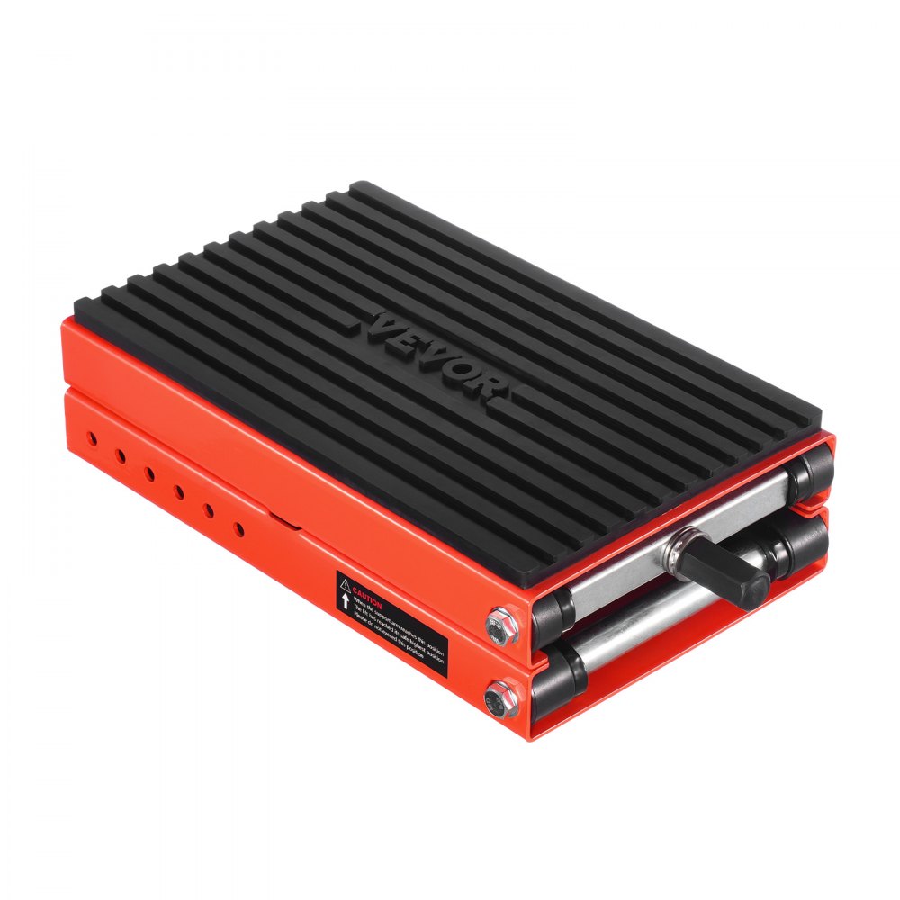 VEVOR Sollevatore per Moto, Altezza di 105-380 mm Cavalletto di Sollevamento per Moto con Ampio Ponte, Martinetto a Forbice per Moto in Acciaio per Impieghi Gravosi con Cricchetto e Manovella per ATV