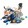 VEVOR Giocattolo Motore per Moto, Giochi Meccanici 25 Pezzi con Parti Rimovibili, Luci e Suoni, Simulazione di Guida e Corsa in Pista, Set Officina Meccanica per Bambini, Colore Giallo