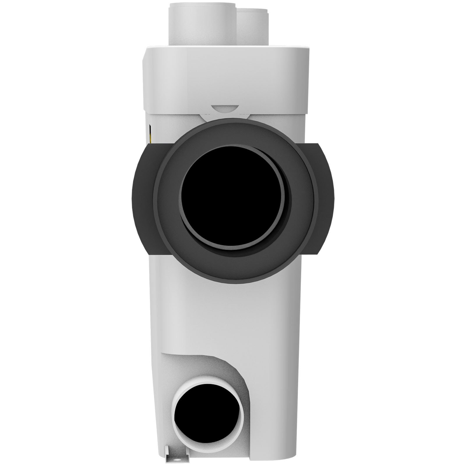 VEVOR Trituratore WC 400W 3300 RPM, Trituratore WC Maceratore 470x130x317 mm, Pompa Trituratrice per WC con 3 Ingressi 1 Lato per Pompare i Rifiuti da Servizi Igienici, Lavandini, Lavastoviglie, Docce