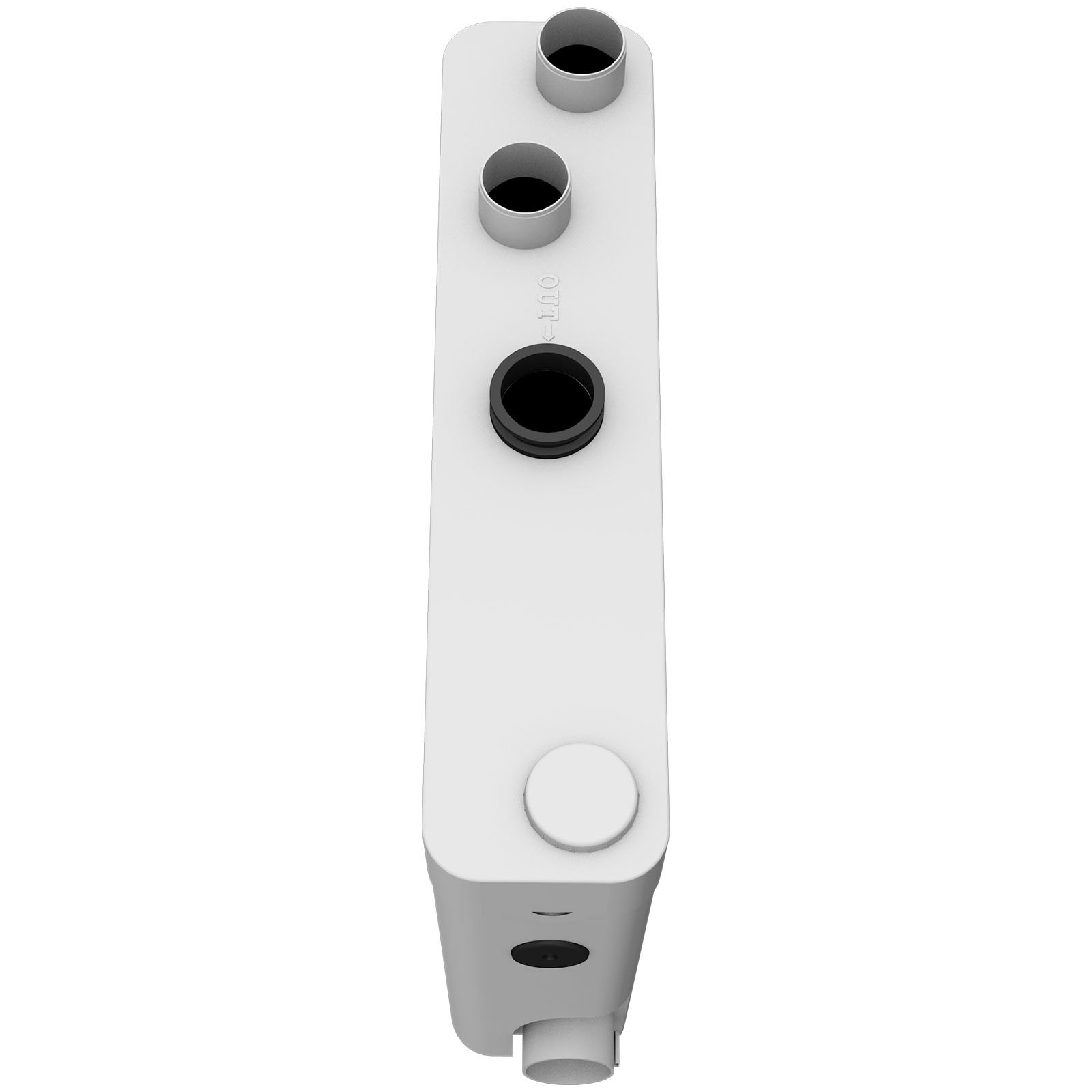 VEVOR Trituratore WC 400W 3300 RPM, Trituratore WC Maceratore 426x130x317 mm, Pompa Maceratore per WC con 4 Ingressi 1 Lato per Pompare i Rifiuti da Servizi Igienici, Lavandini, Lavastoviglie, Docce