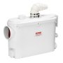 VEVOR Pompa Trituratore per Scarico Bagno Pompa Maceratrice Sanitaria 500W Prevalenza Max. 8m 3 Entrate per Tubi Portata Max. 6600L/h, Pompa Trituratore WC 2900 giri/min Resistente all'Acqua Calda