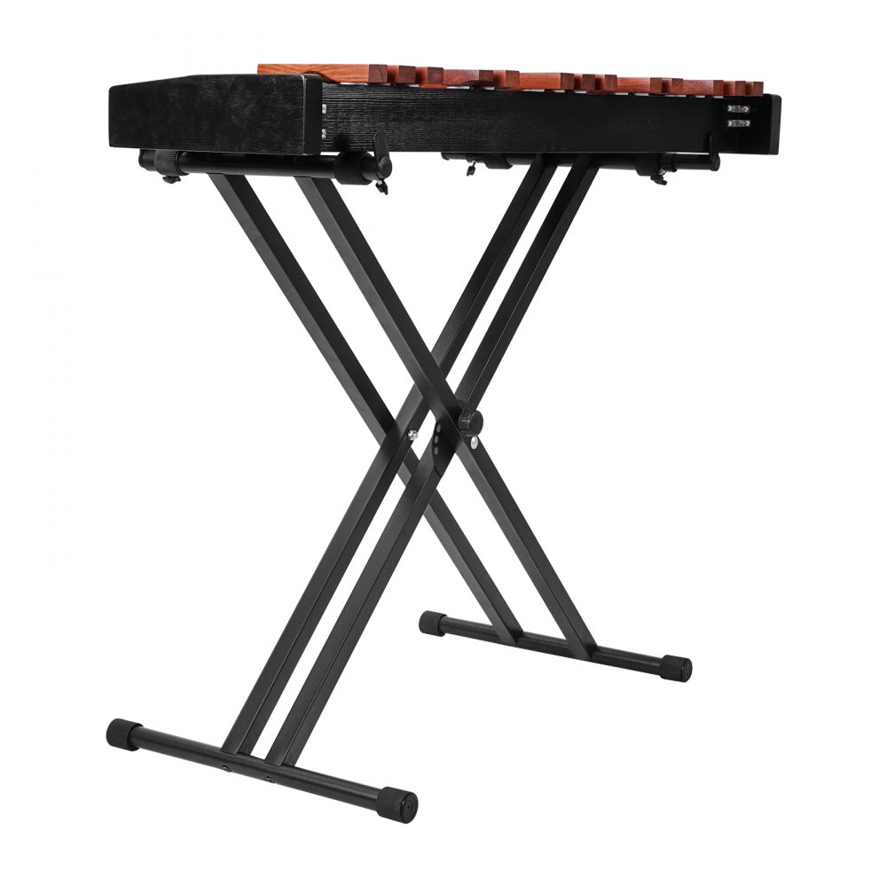 VEVOR Glockenspiel Diatonico Xilofono, 32 Note, Strumento a Percussione Professionale in Legno, con Supporto Regolabile in Altezza 4 Bacchette, Borsa per Trasporto, per Insegnamento Musicale