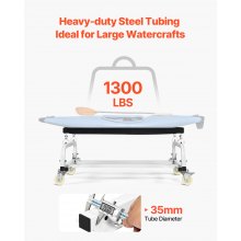 VEVOR Watercraft PWC Dolly Boat 590 kg Jet Ski Stand Carrello di Stoccaggio