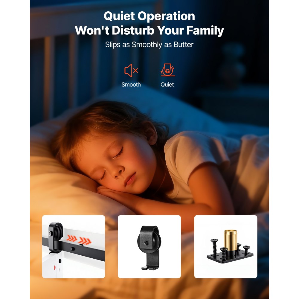 VEVOR Porta Scorrevole a Soffietto da 914 x 2134 x 35 mm, in MDF con Ante Scorrevoli a Soffietto in Vetro Temperato e Kit Ferramenta, Pannelli di Porta Preassemblati per Camera da Letto, Guardaroba