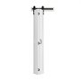 VEVOR Porta Scorrevole a Soffietto da 609 x 2134 x 35 mm, in MDF per Armadio con Kit Ferramenta, Design Salvaspazio con Telaio a H, Assemblaggio Autonomo per Camera da Letto, Guardaroba, Bianco