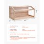 VEVOR Gabbia per Criceti in Legno, Habitat per Criceti con Vista a 270°, 101,6x50,8x50,8 cm, Gabbia per Criceti con Apertura Superiore per Piccoli Animali, Casetta per Animali Domestici Piccoli