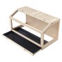 VEVOR Wooden Hamster Cage 1000 x 520 x 505 mm 270° Viewing Hamster Habitat, Chewproof Acrylic Small Animal Cage with Openable Top, Large Pet Enclosure for Syrian/Dwarf Hamsters, Guinea Pigs & Gerbils