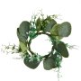 VEVOR Set Lanterna in Legno 12 Pezzi per Feste Lanterna in Legno Candele LED Senza Fiamma Ghirlande di Foglie di Eucalipto per Decorazioni Tavolo Carico 6,08 kg per Matrimoni, Feste in Fattoria