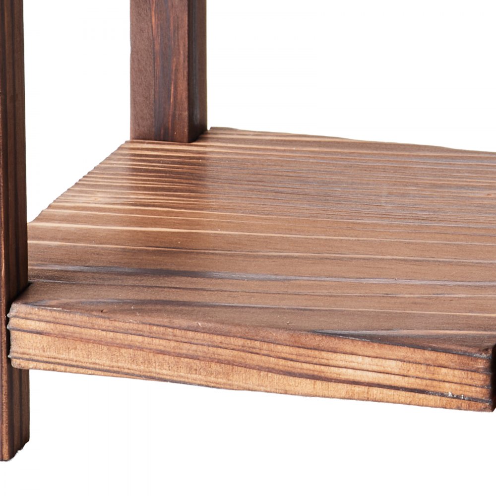 VEVOR 24 Pezzi Lanterna da Matrimonio in Legno, Portacandele in Legno di Cedro e Plastica, Centrotavola Decorativo Rustico per Matrimoni, Feste, Decorazioni per Interni in Fattoria, Marrone