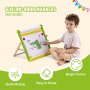 VEVOR Set di Accessori da Tavolo per Bambini 32 PZ, Set da Pittura per Tavolo da Gioco per Bambini, Inclusi Gessetti, Pennarelli Cancellabili a Secco, Rotoli di Carta, Accessori da Pittura per Bambini