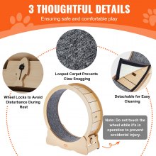VEVOR Ruota per Esercizi per Gatti Ruota per Tapis Roulant per Gatti 910 mm
