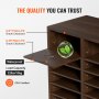VEVOR Organizzatore per Documenti in Legno 36 Scompartimenti Totale Carico Singolo 10kg Rimovibili e Regolabili, Portadocumenti 99,7 x 30,5 x 68 cm per Libri Documenti Fumetti Moduli 36 Scompartimenti