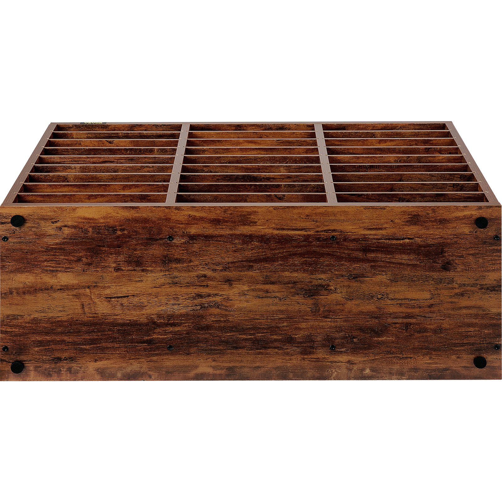 VEVOR Organizzatore di Documenti in MDF Carico 5kg, Organizer di Scrivania a Colore Marrone da 80 x 30,5 x 55 cm, Cassettiera di Ufficio su Scrivania con 27 Scomparti, Uso per Casa Ufficio Aula Studio