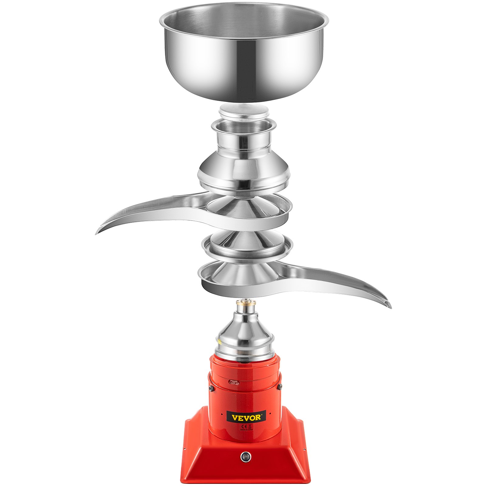 VEVOR Scrematrice Centrifuga Elettrica 30W per Latte Panna Crema Formaggio Dolci, Separatore Elettrico di Latte Scrematura 100L/H per Latte Vaccino, Ovino Caprino, Scrematrice per Latte Elettrica 25L