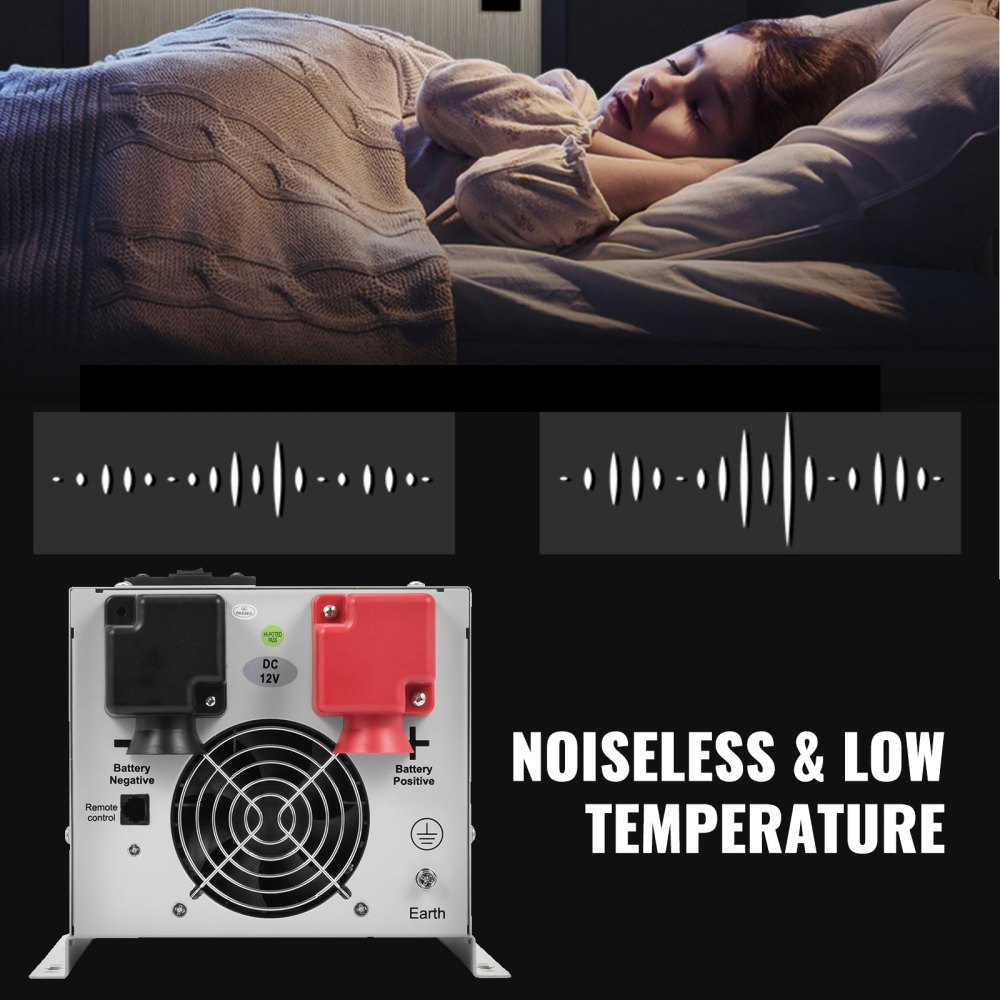 Inverter Di Potenza Display Lcd A Bassa Frequenza 2kw Affidabilità